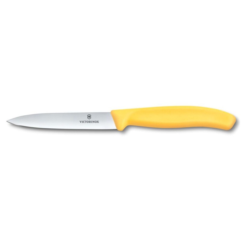 Daržovių peilis lygus, Victorinox, Geltonas, (L)212mm