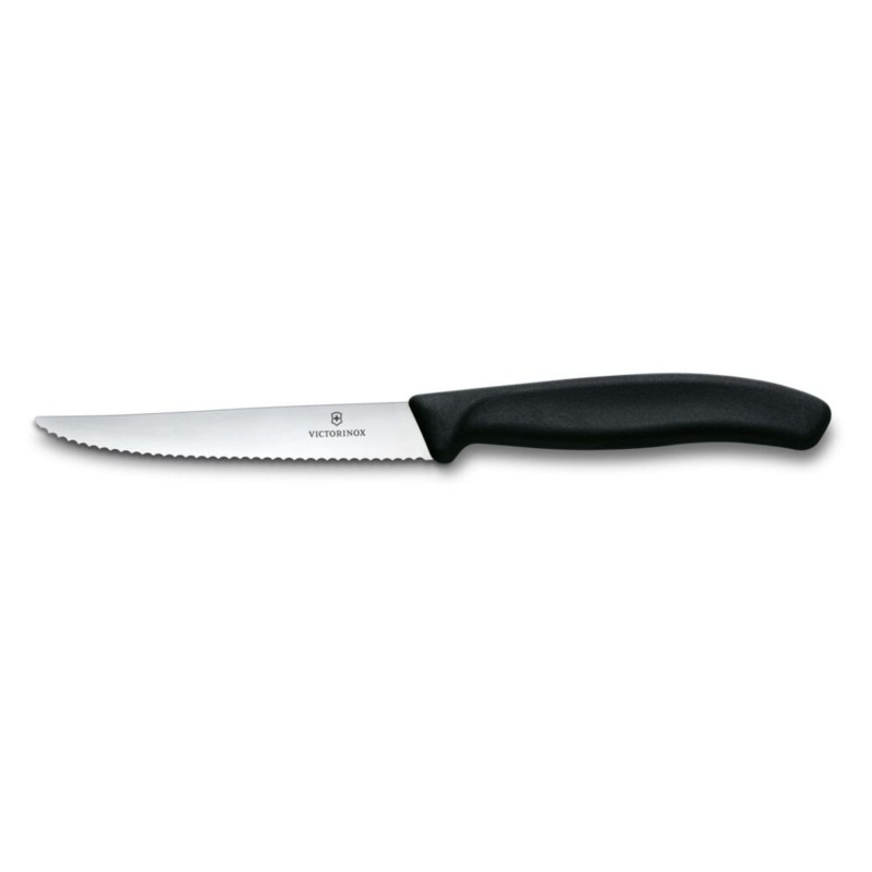 Kepsnių ir picos peilis, Victorinox, Juodas, (L)222mm