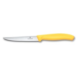 Kepsnių ir picos peilis, Victorinox, Geltonas, (L)222mm