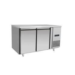 2 durų šaldiklis-stalas, su šoniniu agregatu, Arktic, Profi Line, 215L, 230V/600W, 700x1360x(H)839mm