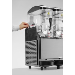 Šaltų gėrimų-šerbeto gaminimo mašina 1x12 l, Arktic, Kitchen Line, Juodas, 230V/1080W, 507x615x(H)810mm