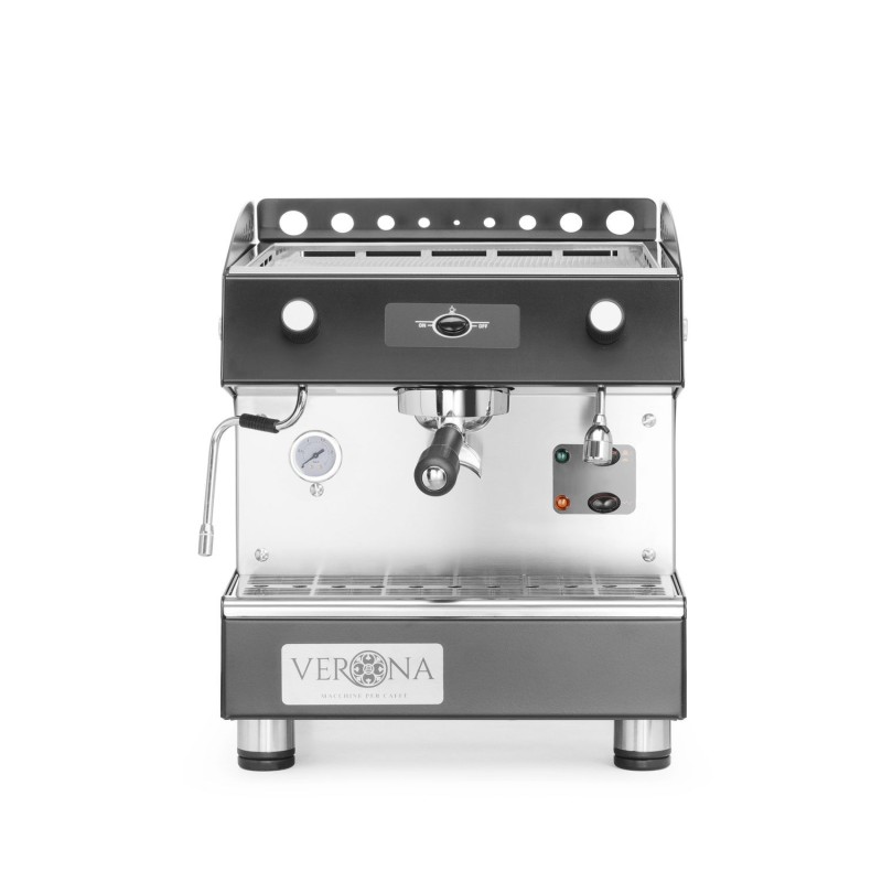 Kavos aparatas „Romeo Easy“, 1 grupė, pusiau automatinis, Verona, 230V/1800W, 375x530x(H)485mm