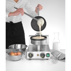 Apvali vaflinė belgiškiems vafliams, HENDI, 230V/1000W, 250x491x(H)285mm
