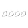 Spaustukai staltiesei – 4 vnt., HENDI, 4 vnt., 50x10x(H)40mm