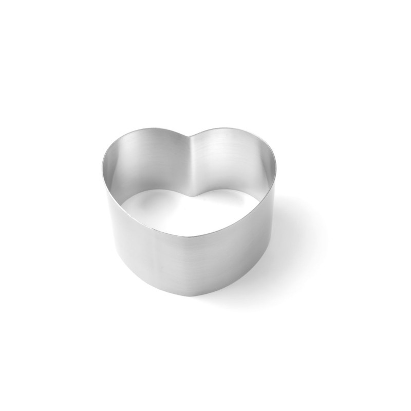 Širdelės formos konditerinė forma, HENDI, 4 vnt., (H)80mm