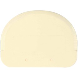 Gremžtukas tešlai pusapvalus 120x88mm - 6 vnt.
