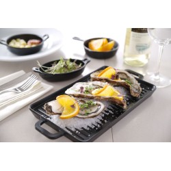 Miniatiūrinė stačiakampė kepimo forma Little Chef, HENDI, Juodas, 320x162x(H)20mm