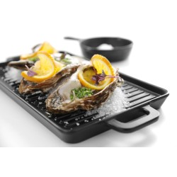 Miniatiūrinė stačiakampė kepimo forma Little Chef, HENDI, Juodas, 320x162x(H)20mm