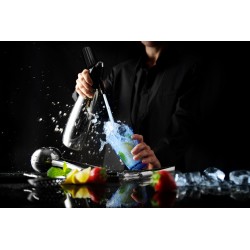 Gazuotų gėrimų sifonas, BarUp, 1L, ⌀95x(H)310mm