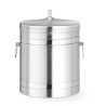 Ledo konteineris dvigubomis sienelėmis, BarUp, 5L, Sidabro, ⌀200x(H)230mm