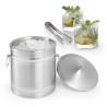 Ledo konteineris dvigubomis sienelėmis, BarUp, 5L, Sidabro, ⌀200x(H)230mm