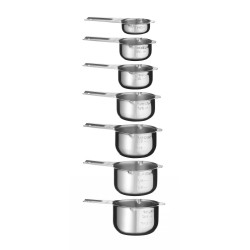 Matavimo indas – 7 vnt. rinkinys., HENDI, 140x85x(H)52mm