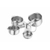Matavimo indas – 4 vnt. rinkinys., HENDI, 135x80x(H)45mm