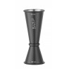 Džigeris – barmeno matuoklis 25/50 ml, BarUp, Juodas, ⌀44x(H)110mm