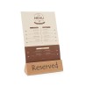 Stalo ženklas „Rezervuota“, HENDI, &quotreserved&quot, 152x44x(H)44mm