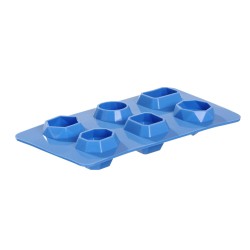 Brangakmenių pavidalo ledo kubelių forma, BarUp, Mėlynas, 2 vnt., 190x105x(H)30mm
