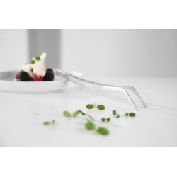 Lenktas pincetas su profiliuota rankena, HENDI, (L)240mm