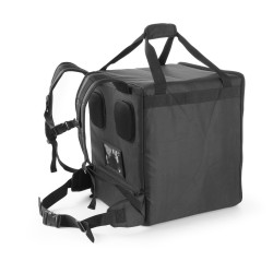 Izoliuota maisto pristatymo kuprinė, HENDI, 75,2L, Juodas, 410x410x(H)480mm