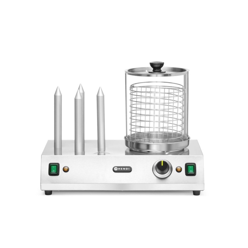 Dešrelių ir dešrainių bandelės šildytuvas, HENDI, 230V/550W, 500x310x(H)395mm