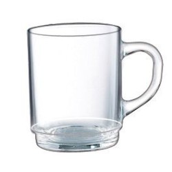 Puodelis Bock, Arcoroc, 250 ml, 0,25L, Permatomas, 6 vnt., ⌀68x(H)89mm