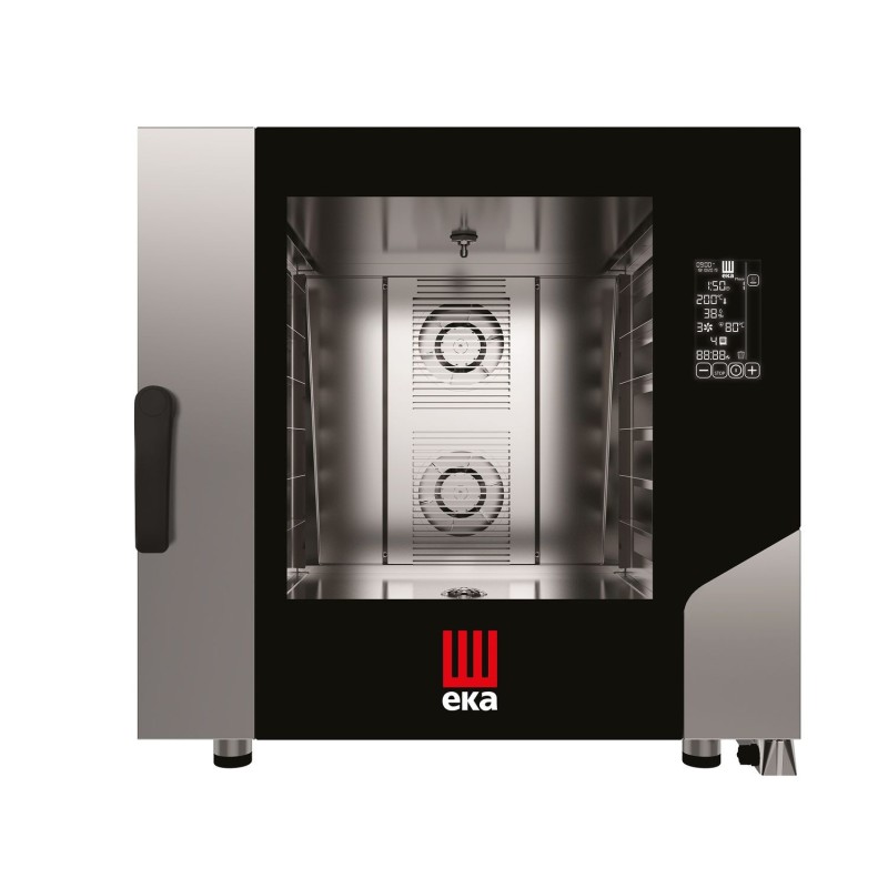 Konvekcinė garinė krosnis Millenial Black Mask Bakery 6× 600×400 mm, elektrinė, Tecnoeka, 400V/10400W, 850x1035x(H)850mm