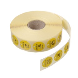 Vienkartinės kiekvienai savaitės dienai skirtos etiketės, HENDI, 2000 vnt., 2000 vnt., ⌀19xmm