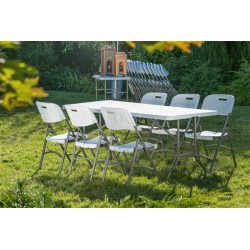 Stalas išvažiuojamiesiems pokyliams, AmerBox, maks. apkrova 150 kg., 1800x740x(H)740mm