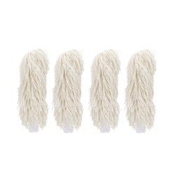 Stiklo poliravimo aparato šepečiai – 2 vnt., HENDI, Didelis, Balta, 235x55mm