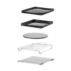 Greitaeigė krosnelė CombiTurbo, HENDI, 18L, Juodas, 230V/3000W, 402x735x(H)608mm