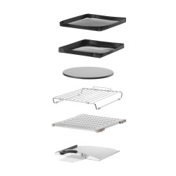 Greitaeigė krosnelė CombiTurbo, HENDI, 18L, Juodas, 230V/3000W, 402x735x(H)608mm