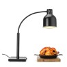 Lanksti patiekalams šildyti lempa, HENDI, Juodas, 230V/250W, 268x200x(H)660mm