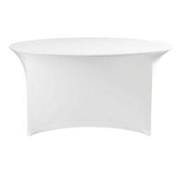 Apvalus stalo uždangalas, HENDI, Kitchen Line, 810996, Balta, ⌀1500x(H)760mm