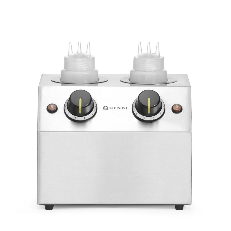 Viengubas padažo šildytuvas, HENDI, Dvigubas - 2x0,65L, 230V/400W, 270x223x(H)282mm