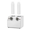 Viengubas padažo šildytuvas, HENDI, Dvigubas - 2x0,65L, 230V/400W, 270x223x(H)282mm