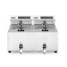 Gruzdintuvė su skaitmeniniu skydeliu Profi Line 2x 8 l, HENDI, Profi Line, 16L, 230V/7000W, 605x515x(H)350mm