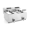 Gruzdintuvė su skaitmeniniu skydeliu Profi Line 2x 8 l, HENDI, Profi Line, 16L, 230V/7000W, 605x515x(H)350mm