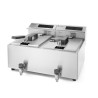 Gruzdintuvė su skaitmeniniu skydeliu Profi Line 2x 8 l, HENDI, Profi Line, 16L, 230V/7000W, 605x515x(H)350mm