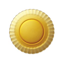 Gili plokštė PICARDIE AMBER, Duralex, Oranžinė, ⌀230x(H)35mm