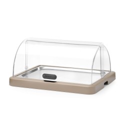 Rotininė šaldymo vitrina „Duo UNIQ“, HENDI, Viengubas, Smėlio spalvos, 460x355x(H)220mm, rettangolare