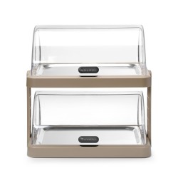 Rotininė šaldymo vitrina „Duo UNIQ“, HENDI, Dvigubas, Smėlio spalvos, 480x355x(H)480mm, rettangolare