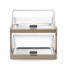 Rotininė šaldymo vitrina „Duo UNIQ“, HENDI, Dvigubas, Smėlio spalvos, 480x355x(H)480mm, rettangolare