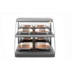 Stalinė kvarcinė šildymo vitrina, HENDI, dviejų lygių, 230V/560W, 650x485x(H)630mm