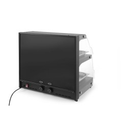 Stalinė kvarcinė šildymo vitrina, HENDI, dviejų lygių, 230V/560W, 650x485x(H)630mm