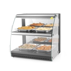 Stalinė kvarcinė šildymo vitrina, HENDI, dviejų lygių, 230V/560W, 650x485x(H)630mm