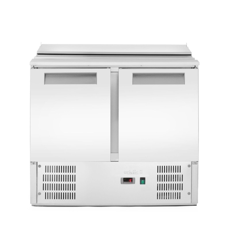 2 durų šaldomas stalas salotoms su atlenkamuju dangčiu, Arktic, 146L, 230V/145W, 700x900x(H)860mm