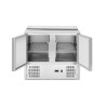 2 durų šaldomas stalas salotoms su atlenkamuju dangčiu, Arktic, 146L, 230V/145W, 700x900x(H)860mm