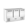 3 durų šaldomas stalas salotoms su atlenkamuju dangčiu, Arktic, 219L, 230V/155W, 700x1365x(H)860mm