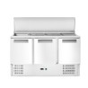 3 durų šaldomas stalas salotoms su atlenkamuju dangčiu, Arktic, 219L, 230V/155W, 700x1365x(H)860mm
