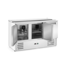 3 durų šaldomas stalas salotoms su atlenkamuju dangčiu, Arktic, 219L, 230V/155W, 700x1365x(H)860mm