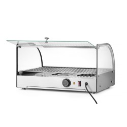 Šildymo vitrina, HENDI, vieno lygio, Juodas, 230V/800W, 554x376x(H)311mm